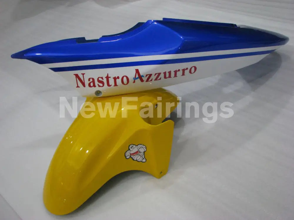 Yellow and Blue White Nastro Azzurro - CBR600 F4 99-00