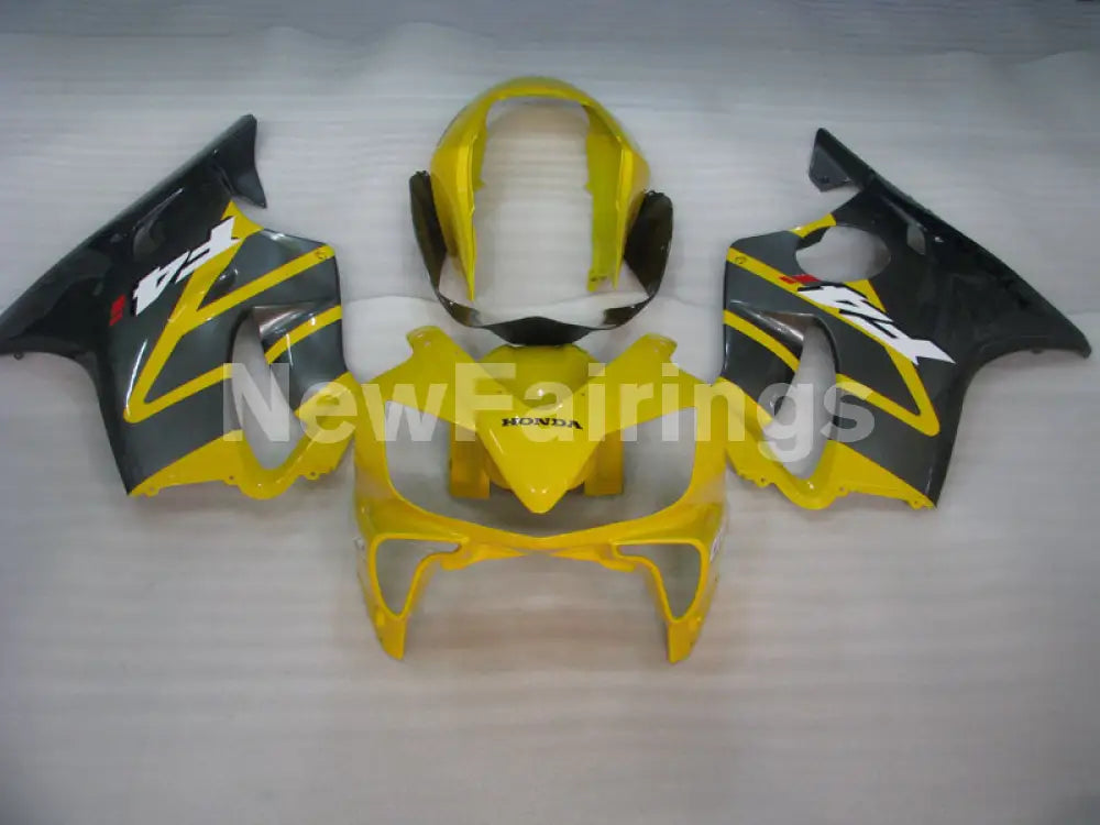 Yellow and Grey Factory Style - CBR600 F4i 04-06 Fairing Kit