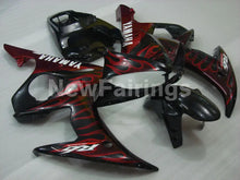 Load image into Gallery viewer, Black and Red Flame - YZF-R6 03-04 Fairing Kit Vehicles &amp; Parts &gt; Vehicle Parts &amp; Accessories &gt; Motor Vehicle Parts &gt;