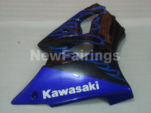 Load image into Gallery viewer, Black and Blue Flame NINJA ZX 6R 00 02 Fairing Kit Vehicles