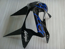 Load image into Gallery viewer, Black and Blue Flame - NINJA ZX-6R 03-04 Fairing Kit