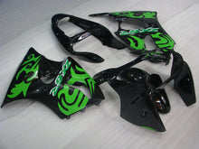 Load image into Gallery viewer, Black and Green Factory Style - NINJA ZX-6R 00-02 Fairing