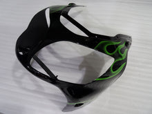 Load image into Gallery viewer, Black and Green Flame - NINJA ZX-12R 00-01 Fairing Kit
