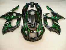Load image into Gallery viewer, Black and Green Flame - YZF600R Thundercat 96-07 Fairing Kit Vehicles &amp; Parts > Vehicle Parts &amp; Accessories > Motor