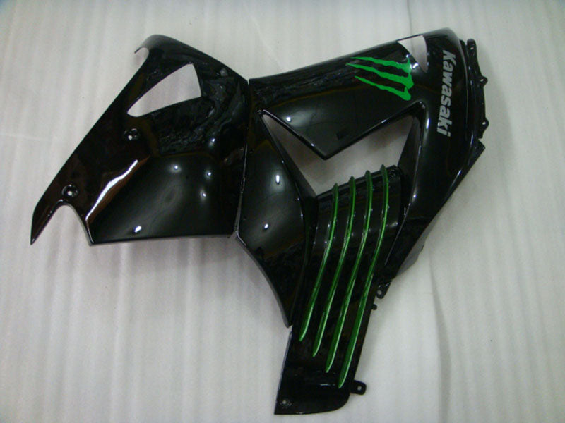 Black and Green Monster - NINJA ZX-14R 06-11 Fairing Kit