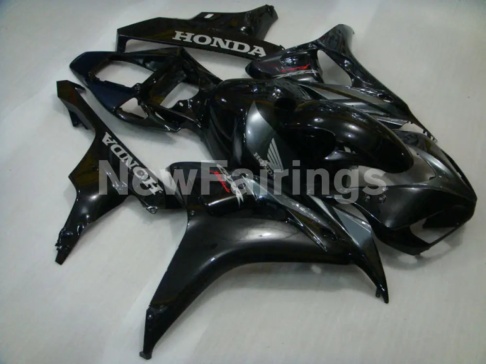 Black and Grey Factory Style - CBR1000RR 06-07 Fairing Kit -