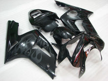 Load image into Gallery viewer, Black and Grey Flame - NINJA ZX-6R 03-04 Fairing Kit