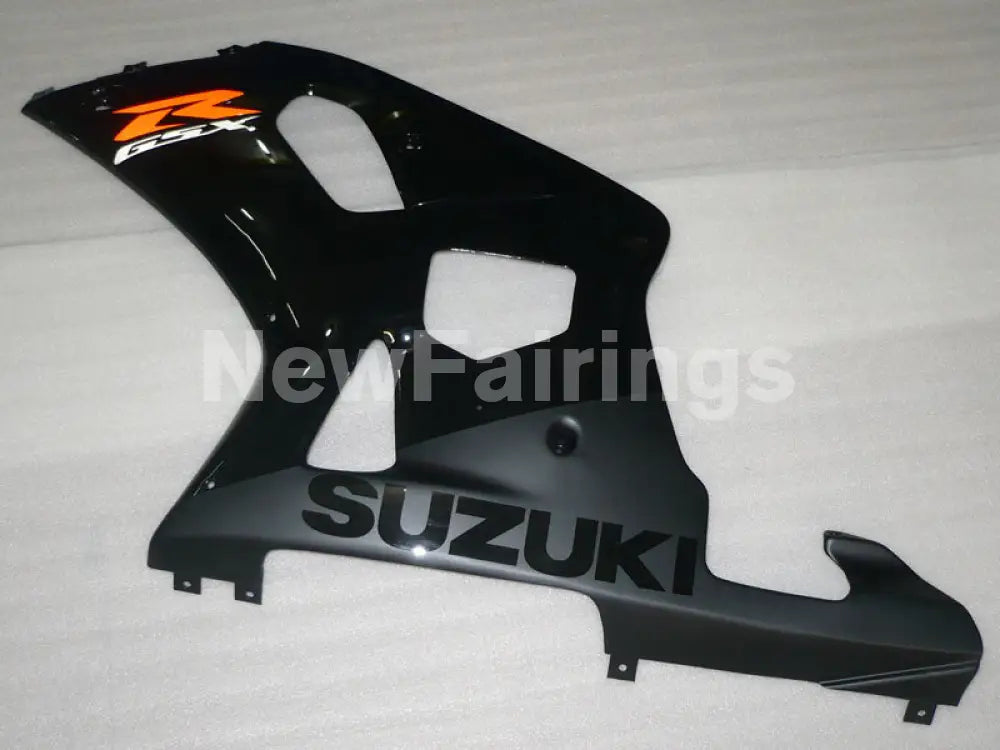 Black and Matte Black Factory Style - GSX-R600 01-03 Fairing Kit