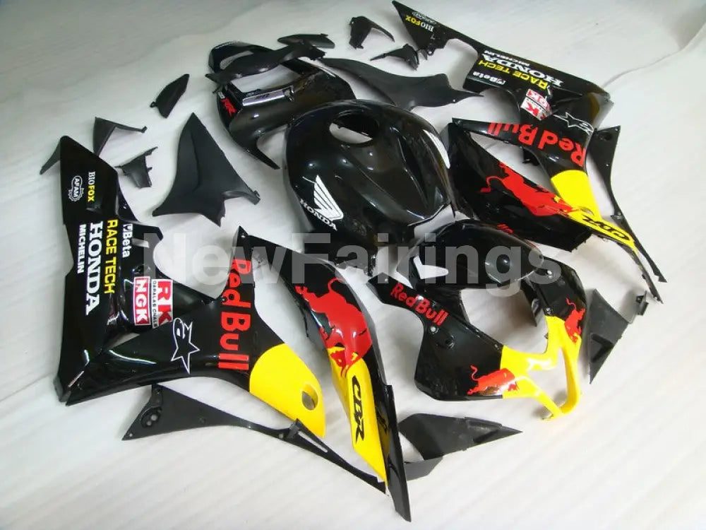 Black Red Bull - CBR600RR 07-08 Fairing Kit - Vehicles &