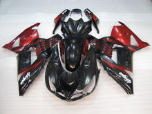 Load image into Gallery viewer, Black and Red Flame - NINJA ZX-14R 06-11 Fairing Kit