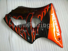 Load image into Gallery viewer, Black Red Flame NINJA ZX 6R 00 02 Fairing Kit Vehicles &amp;