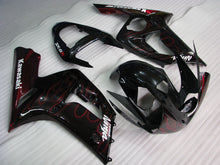 Load image into Gallery viewer, Black and Red Flame - NINJA ZX-6R 03-04 Fairing Kit