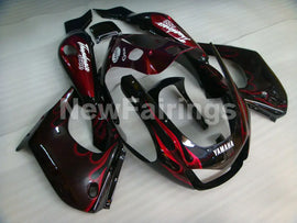 Black and Red Flame - YZF1000R Thunderace 96-05 Fairing Kit Vehicles & Parts > Vehicle Parts & Accessories > Motor