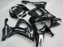 Load image into Gallery viewer, Black and White alpinestars - NINJA ZX-10R 08-10 Fairing Kit