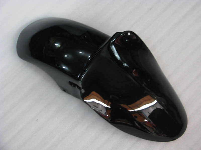 Black and White No decals - NINJA ZX-6R 00-02 Fairing Kit