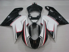 Black and White Factory Style - Ducati 848/1098/1198 07-11