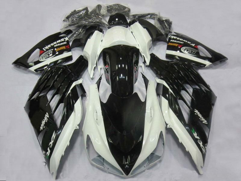 Black and White Factory Style - NINJA ZX-14R 12-25 Fairing