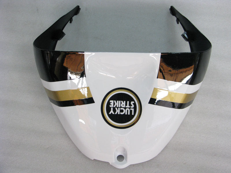 Black and White Lucky Strike - NINJA ZX-6R 05-06 Fairing