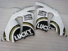 Load image into Gallery viewer, Black and White Lucky Strike - NINJA ZX-6R 05-06 Fairing