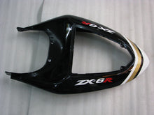 Load image into Gallery viewer, Black and White Lucky Strike - NINJA ZX-6R 05-06 Fairing