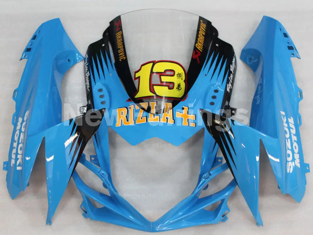 Kit Car Rizla Graphics Blue and Black Red Rizla - GSX-R750 11-24 Fairing Kit | OEM Grade ABS ...