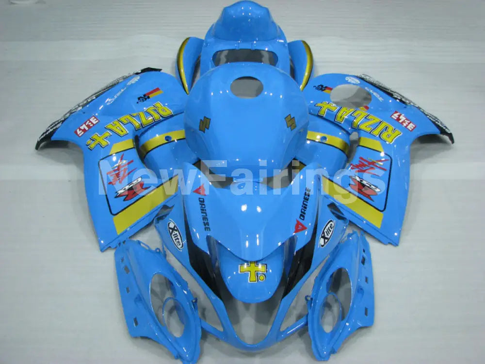 Kit Car Rizla Graphics High-Quality Blue and Black Rizla Hayabusa Fairing Kit – NewFairings