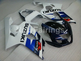Blue and Black White Factory Style - GSX-R750 04-05 Fairing