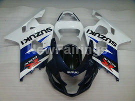 Blue and Black White Factory Style - GSX-R750 04-05 Fairing