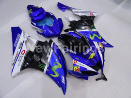Blue and Black White Movistar - YZF-R6 06-07 Fairing Kit Vehicles & Parts > Vehicle Parts & Accessories > Motor Vehicle