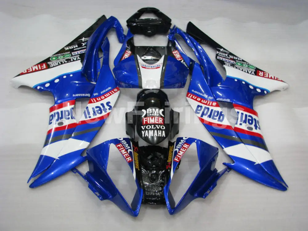 Blue and White Black Sterilgarda R6 Fairing Kit for Selective Buying ...