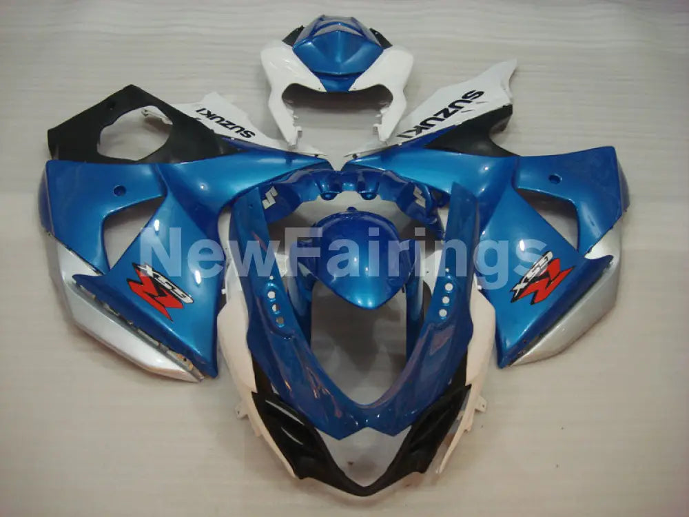 Blue and White Factory Style - GSX - R1000 09 - 16 Fairing