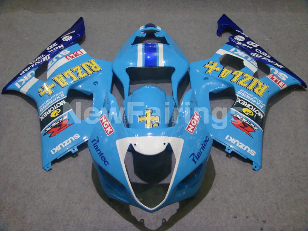 Blue and White Rizla - GSX-R1000 03-04 Fairing Kit | OEM Grade ABS ...