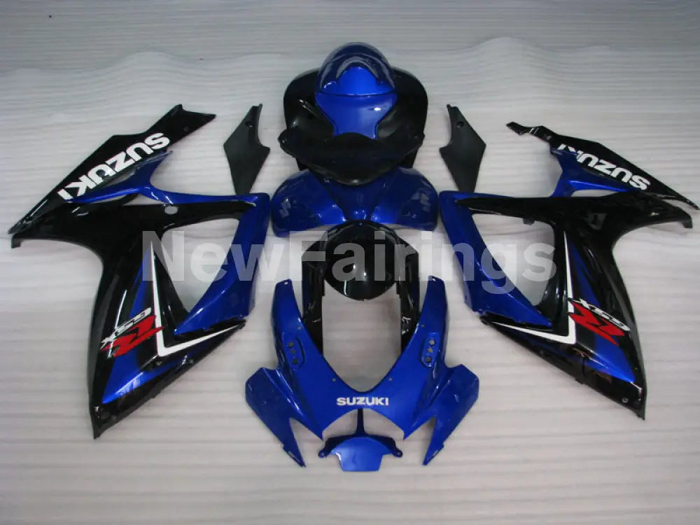 Blue Black Factory Style - GSX-R600 06-07 Fairing Kit