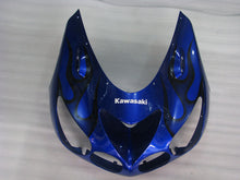 Load image into Gallery viewer, Blue and Black Flame - NINJA ZX-14R 06-11 Fairing Kit