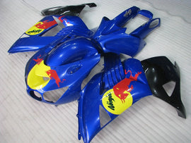 Blue and Black Red Bull - NINJA ZX-14R 06-11 Fairing Kit