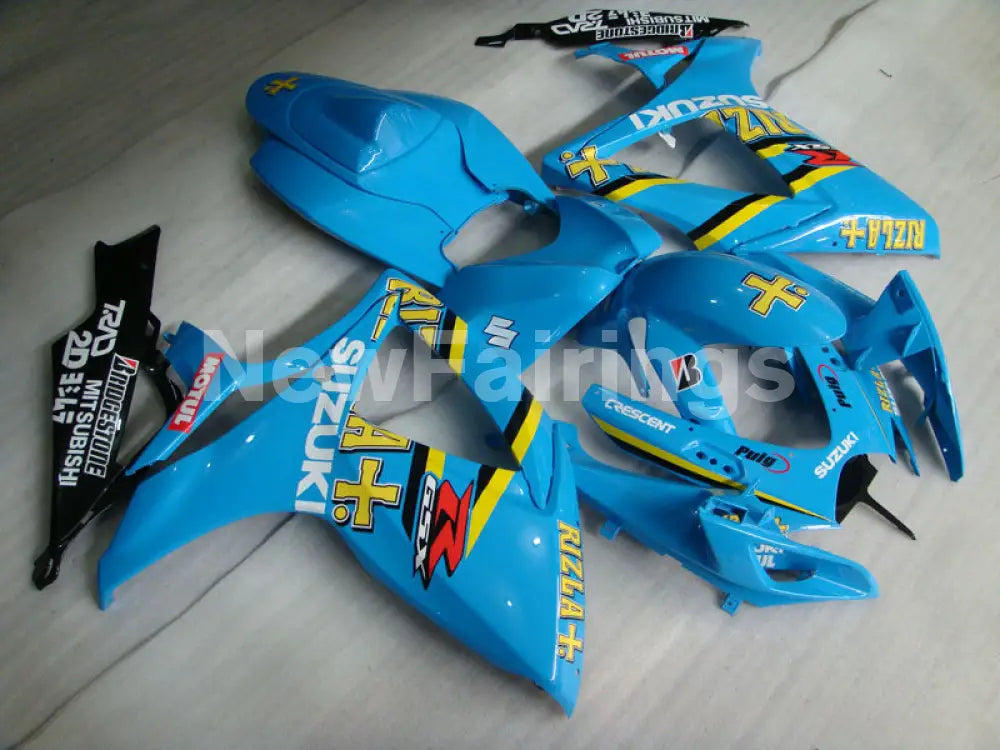 Kit Car Rizla Graphics Blue Black Rizla - GSX-R750 06-07 Fairing Kit – NewFairing