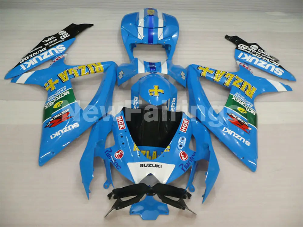 Kit Car Rizla Graphics Blue Black Rizla - GSX-R750 08-10 Fairing Kit – NewFairing