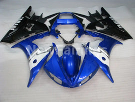 Blue Black and White Factory Style - YZF-R6 03-04 Fairing Kit Vehicles & Parts > Vehicle Parts & Accessories > Motor