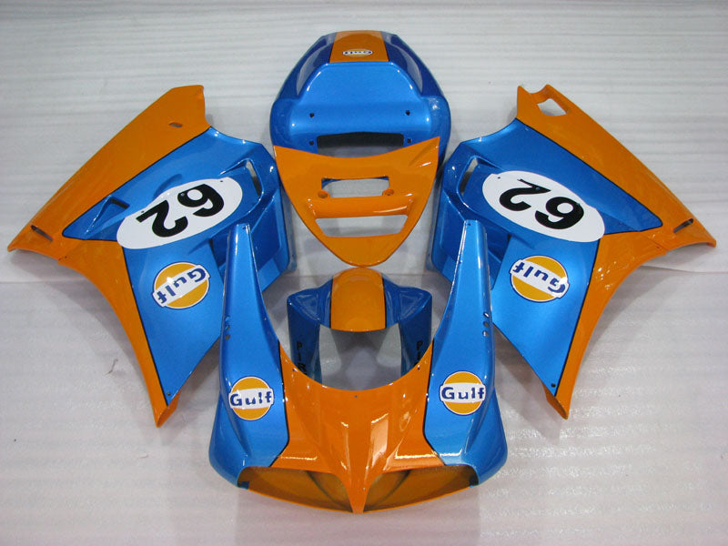 Blue and Orange Gulf - Ducati 748/916/996/998 96-02 Fairing