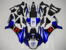 Blue White and Black Monster - YZF-R1 15-19 Fairing Kit Vehicles & Parts > Vehicle Parts & Accessories > Motor Vehicle