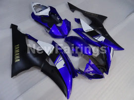 Blue White and Matte Black Factory Style - YZF-R6 08-16 Fairing Kit Vehicles & Parts > Vehicle Parts & Accessories >
