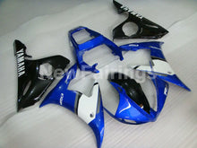 Load image into Gallery viewer, Blue and White Black Factory Style - YZF-R6 03-04 Fairing Kit Vehicles &amp; Parts > Vehicle Parts &amp; Accessories > Motor