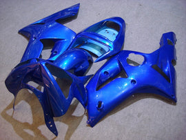 Gloss Blue No decals - NINJA ZX-6R 03-04 Fairing Kit