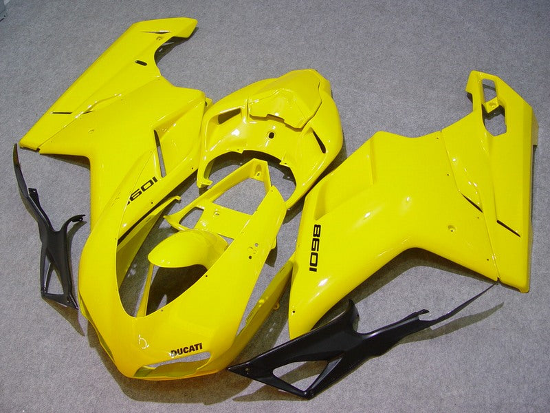 Gloss Yellow Factory Style - Ducati 1098 07-11 Fairing Kit