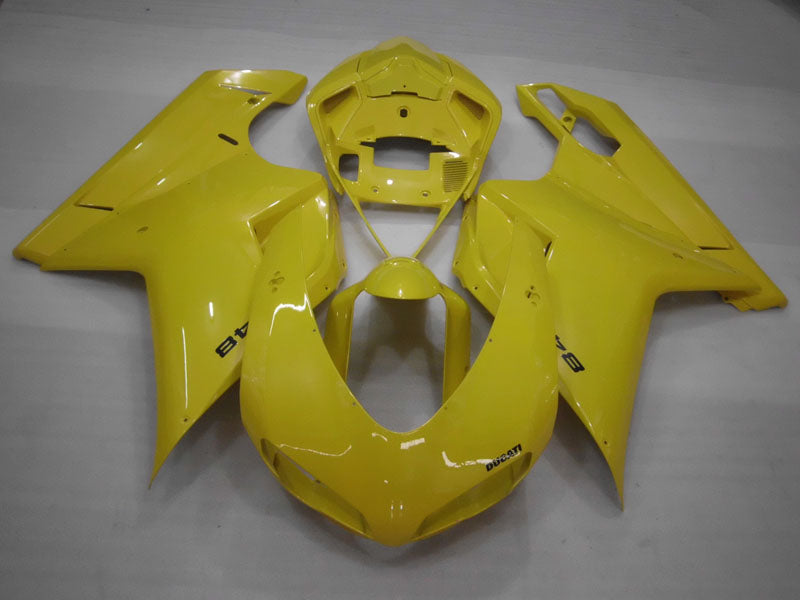 Gloss Yellow Factory Style - Ducati 848 07-11 Fairing Kit