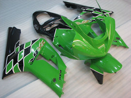 Green and Black Factory Style - NINJA ZX-6R 03-04 Fairing