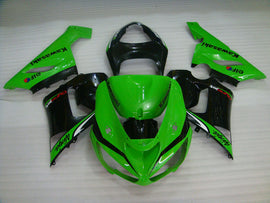 Green and Black Factory Style - NINJA ZX-6R 05-06 Fairing