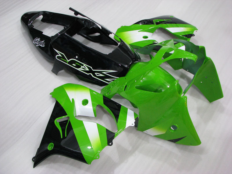 Green and Black Factory Style - NINJA ZX-9R 02-03 Fairing Kit