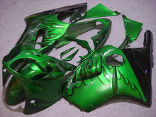 Load image into Gallery viewer, Green and Black Flame - NINJA ZX-12R 00-01 Fairing Kit