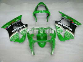 Green and Black FUCHS NINJA ZX 6R 00 02 Fairing Kit